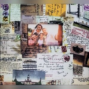 NEW • Park Lane 12x12" Vintage Postcard Design Scrapbook Album